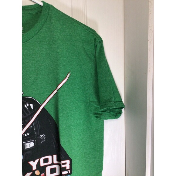 Star Wars Darth Vader Lack Of Cheer Christmas Medium Green T-Shirt - Picture 3 of 13